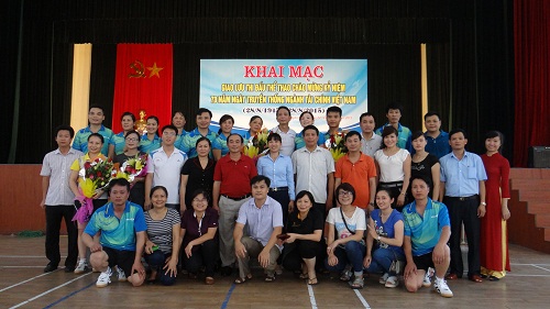 Ngành Tài chính Tuyên Quang tổ chức giao lưu thể thao, văn nghệ chào mừng kỷ niệm 70 năm ngày thành lập ngành Tài chính Việt Nam (28/8/1945-28/8/2015).